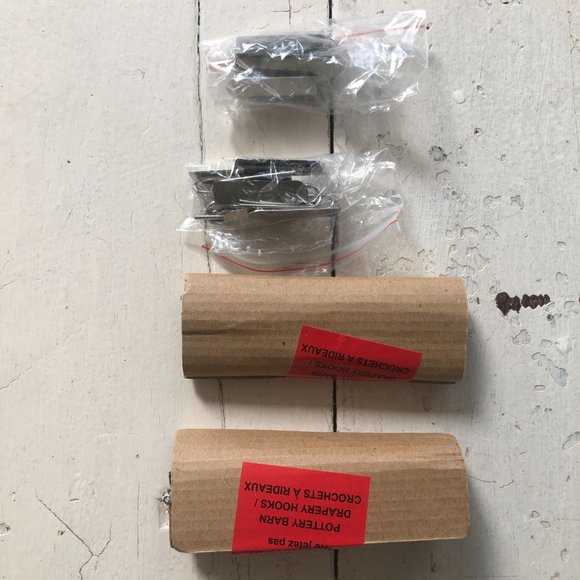 EUC-PAIR | Pottery Barn Ivory Silk Dupioni Drapes - Picture 9 of 9